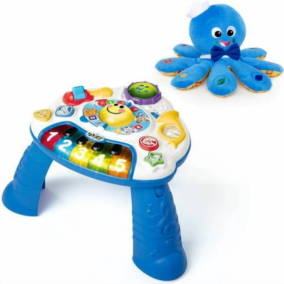 Baby Einstein - Discovering Music Activity Table with BONUS Octoplush Toy