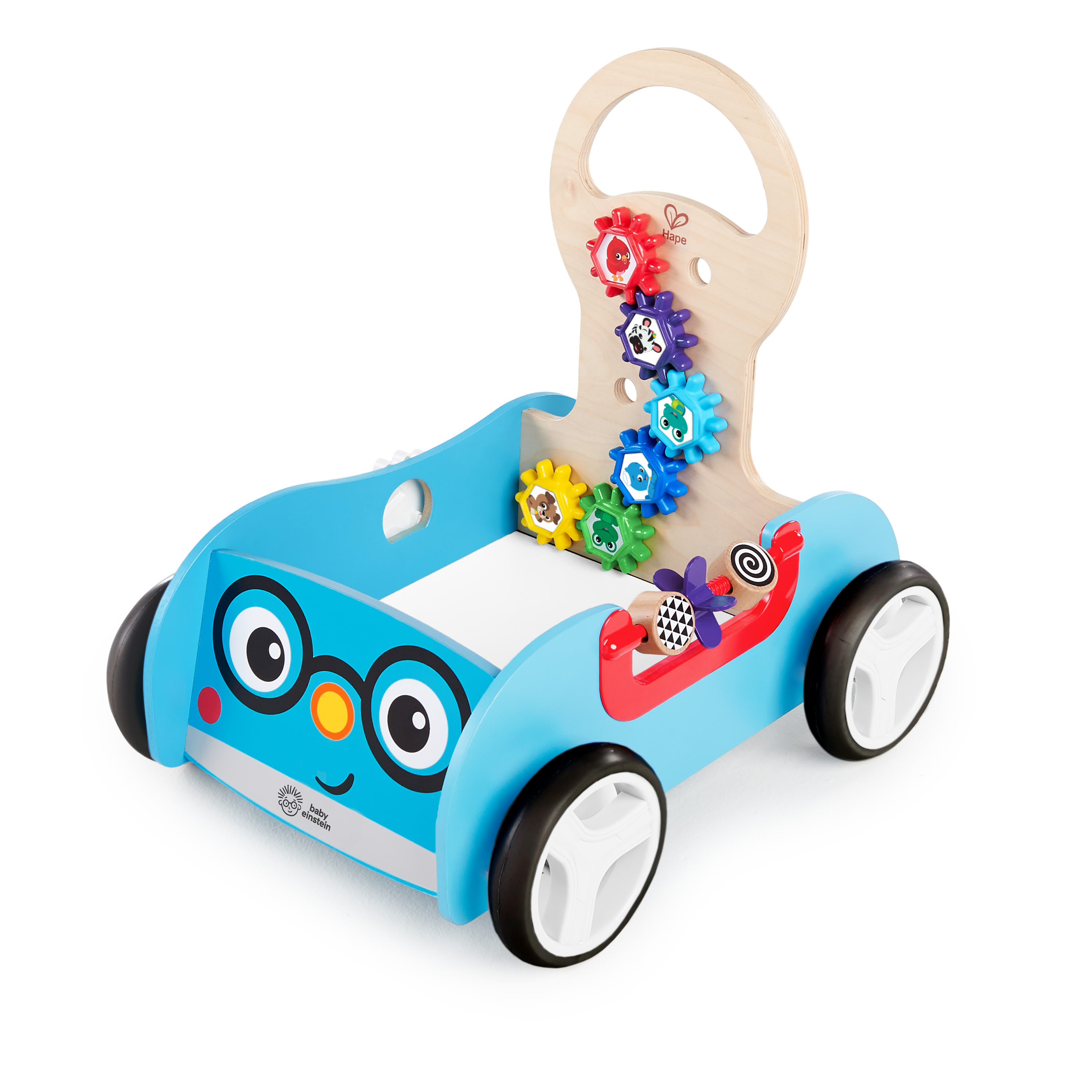 Baby Einstein Discovery Buggy Wooden Activity Baby Walker & Wagon - image 1 of 16