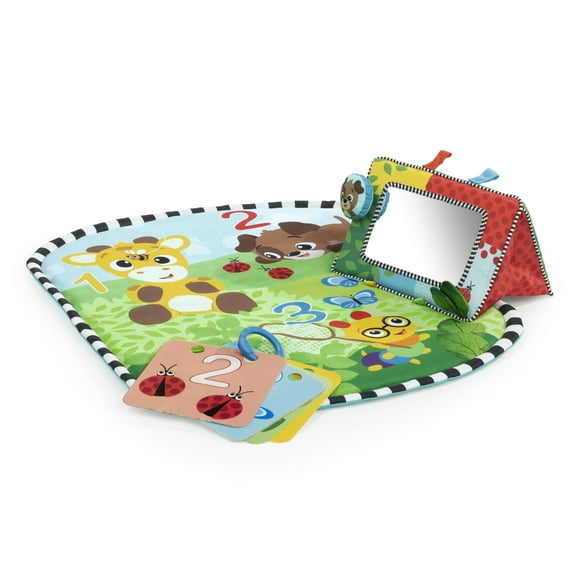 Baby Einstein Discovery Garden Tummy Time Mat & Mirror, Unisex, Ages 0+ Months