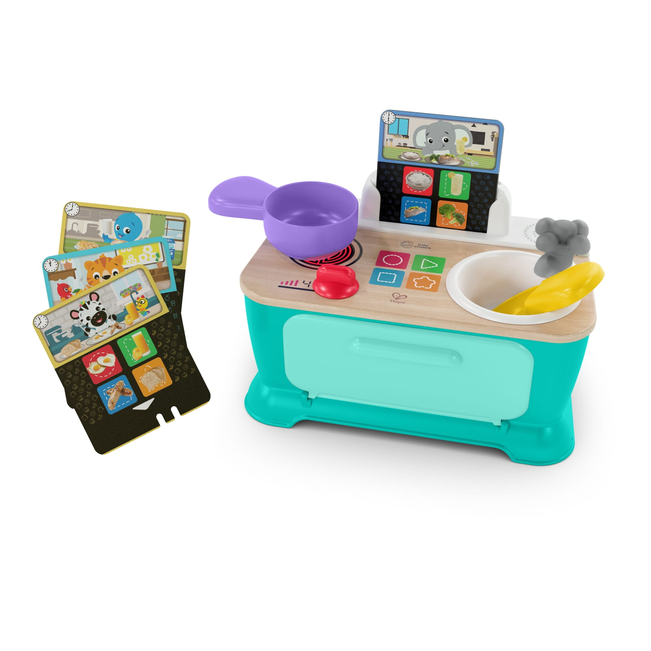 Baby Einstein + Hape Magic Touch Kitchen Pretend to Cook Toy, Ages 9 Months and Up