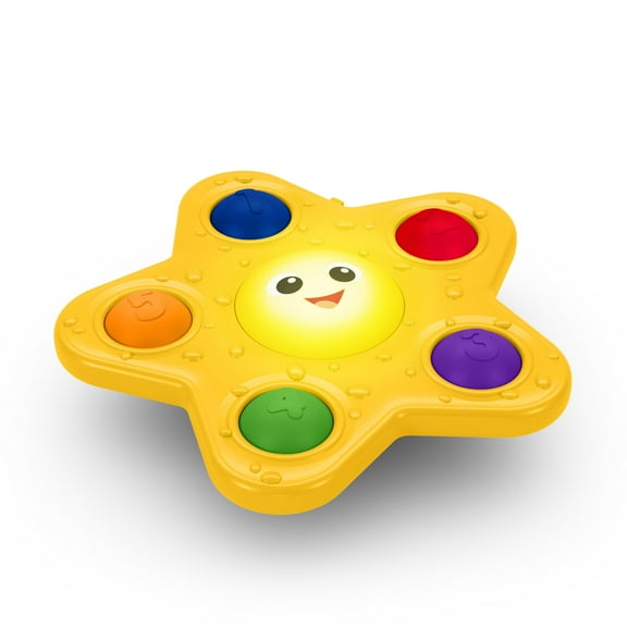 Baby Einstein Ocean Explorers Pop & Glow Starfish Sensory Activity Toy, ages 6 months+