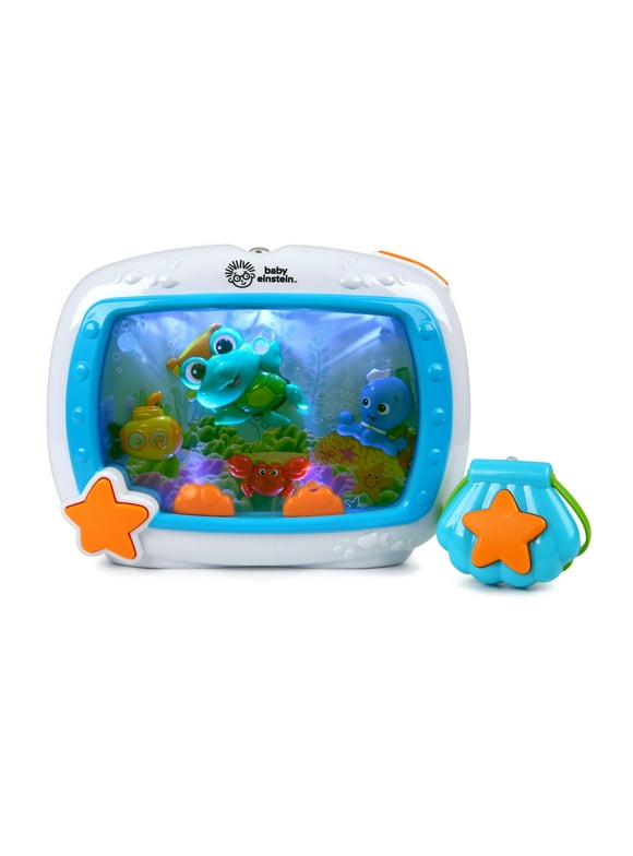 Baby Einstein Sea Dreams Soother Baby Sleep Sound Machine with Remote, Multicolor