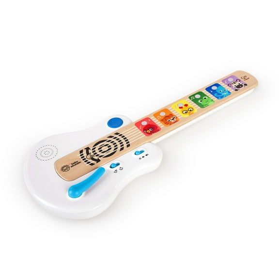 Baby Einstein Strum Along Songs Magic Touch Musical Wooden Electronic Guitar Baby Toy, Ages 6 Months+