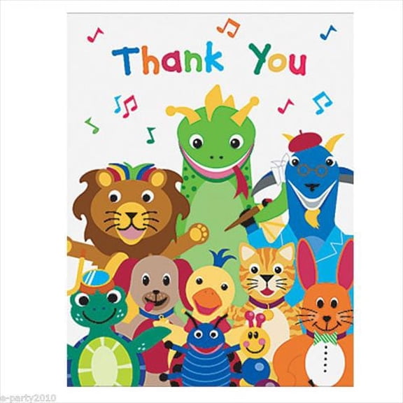 Various Thank You Notes with Envelopes, 8 Count, 100 Pack
