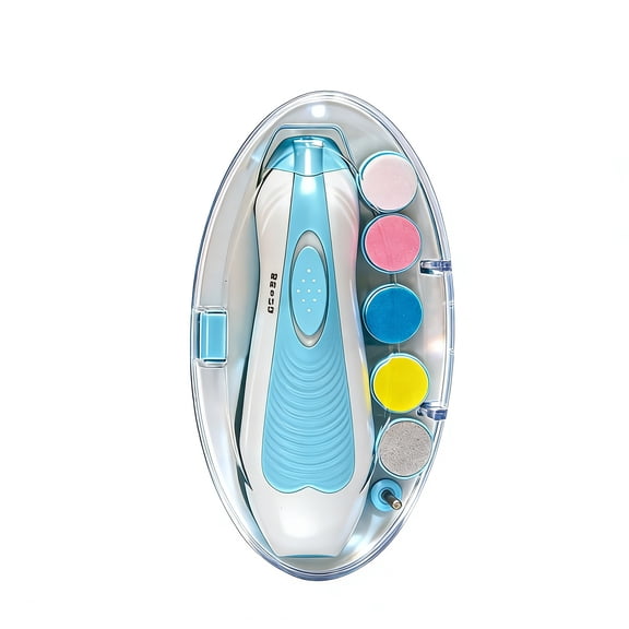 Baby Electric Nail File And Buffer Set For Newborn To Toddler Safe Fingernail Clipping Alternative Easy To Use Baby Grooming Tool