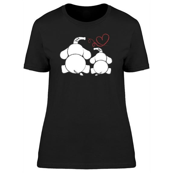 Baby Elephant And His Mother T-Shirt Women -Image by Shutterstock, Female XX-Large