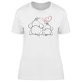 thumbnail image 1 of Baby Elephant And His Mother T-Shirt Women -Image by Shutterstock, Female x-Large, 1 of 2