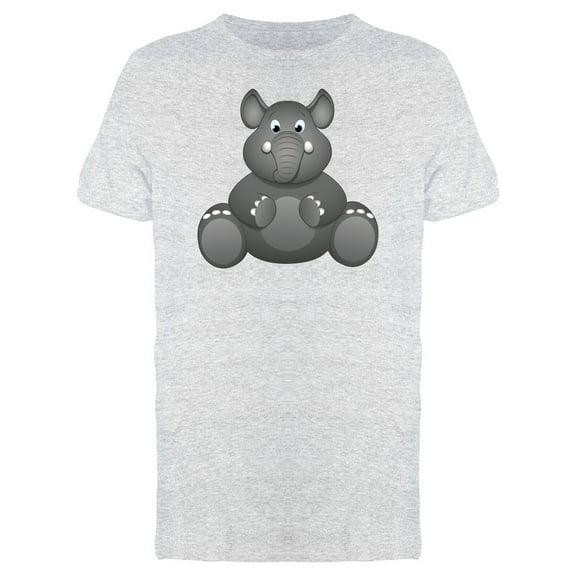Baby Elephant Cartoon T-Shirt Men -Image by Shutterstock, Male Large