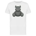 thumbnail image 1 of Baby Elephant Cartoon T-Shirt Men -Image by Shutterstock, Male Large, 1 of 2