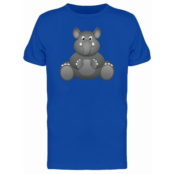 Baby Elephant Cartoon T-Shirt Men -Image by Shutterstock, Male Small
