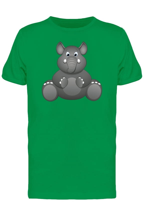 Baby Elephant Cartoon Tee Men's -Image by Shutterstock
