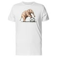 thumbnail image 1 of Baby Elephant Playing Soccer
 T-Shirt Men -Image by Shutterstock, Male x-Large, 1 of 2