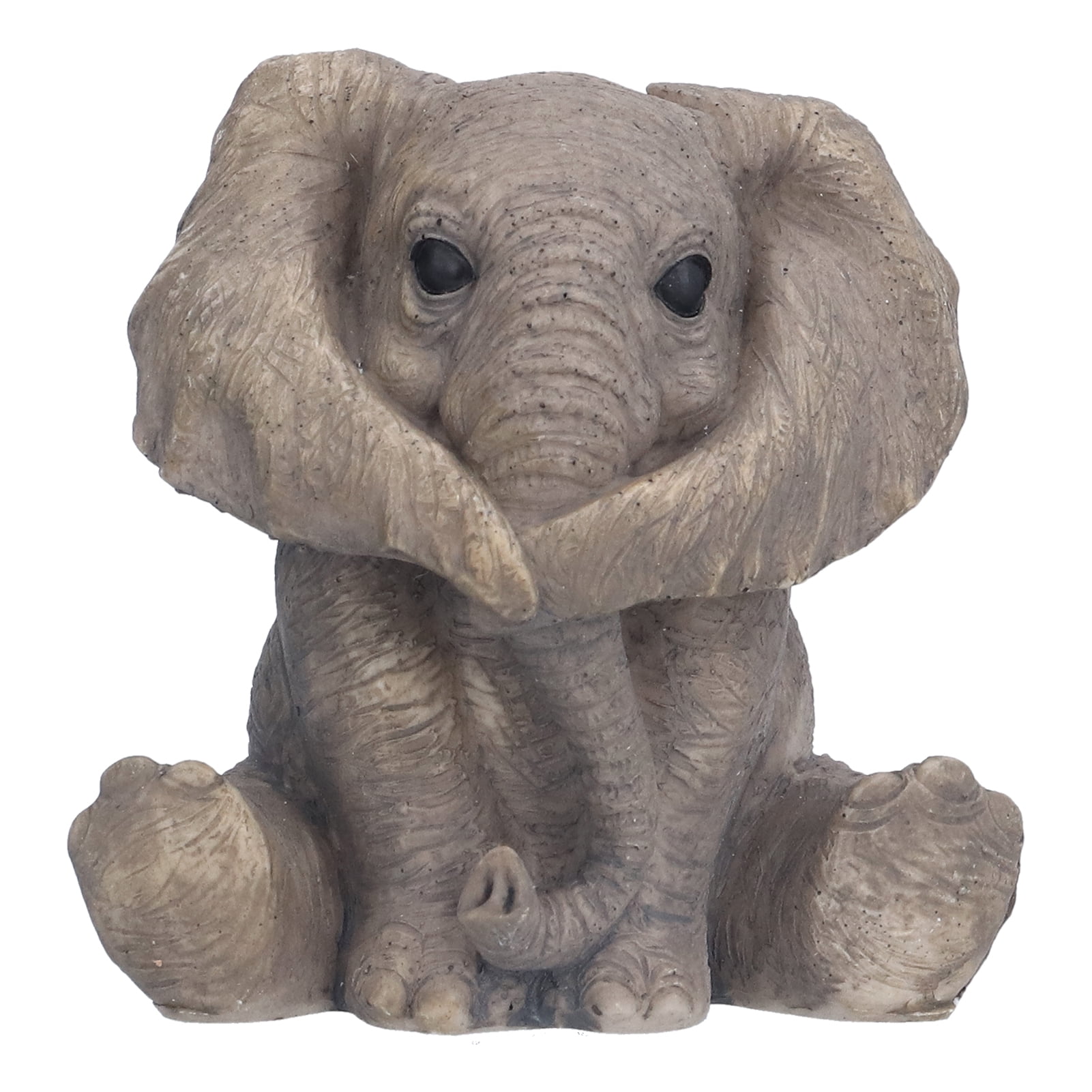 Vivid Arts Baby-Elefant-Figur Aus Frostbeständigem Kunstharz – Detailreiche Dekofigur Für Garten & Wohnung