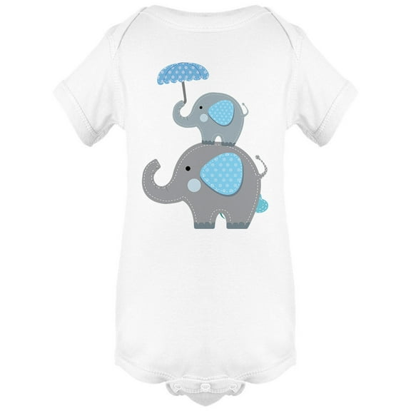 Baby Elephants Bodysuit Infant -Image by Shutterstock, 24 Months