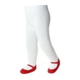thumbnail image 1 of Baby Emporio Baby & Toddler girl tights leggings with Mary Jane shoe look-cotton-comfort waist-12-24 Months - CLASSIC RED, 1 of 8