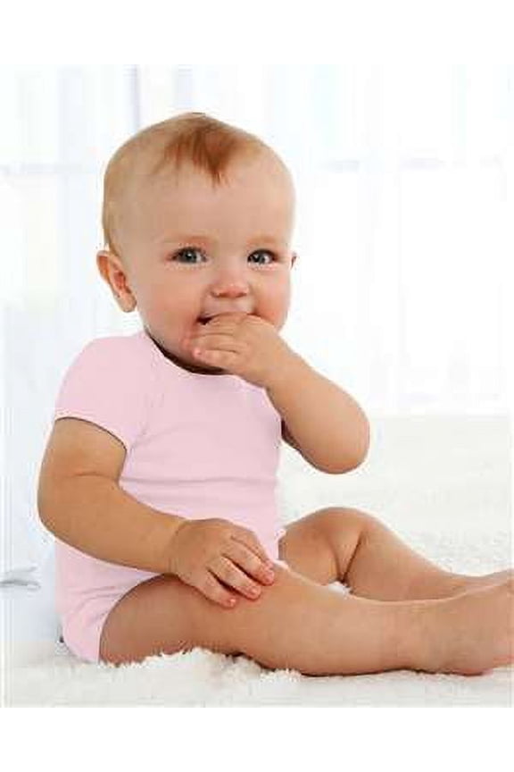 Grandma's Little Angel 100% Cotton Baby Pink Bodysuit, 6-9M
