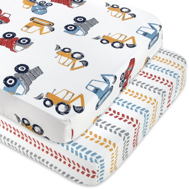 Baby Essentials Pack Microfiber Fitted Crib Sheets for Standard