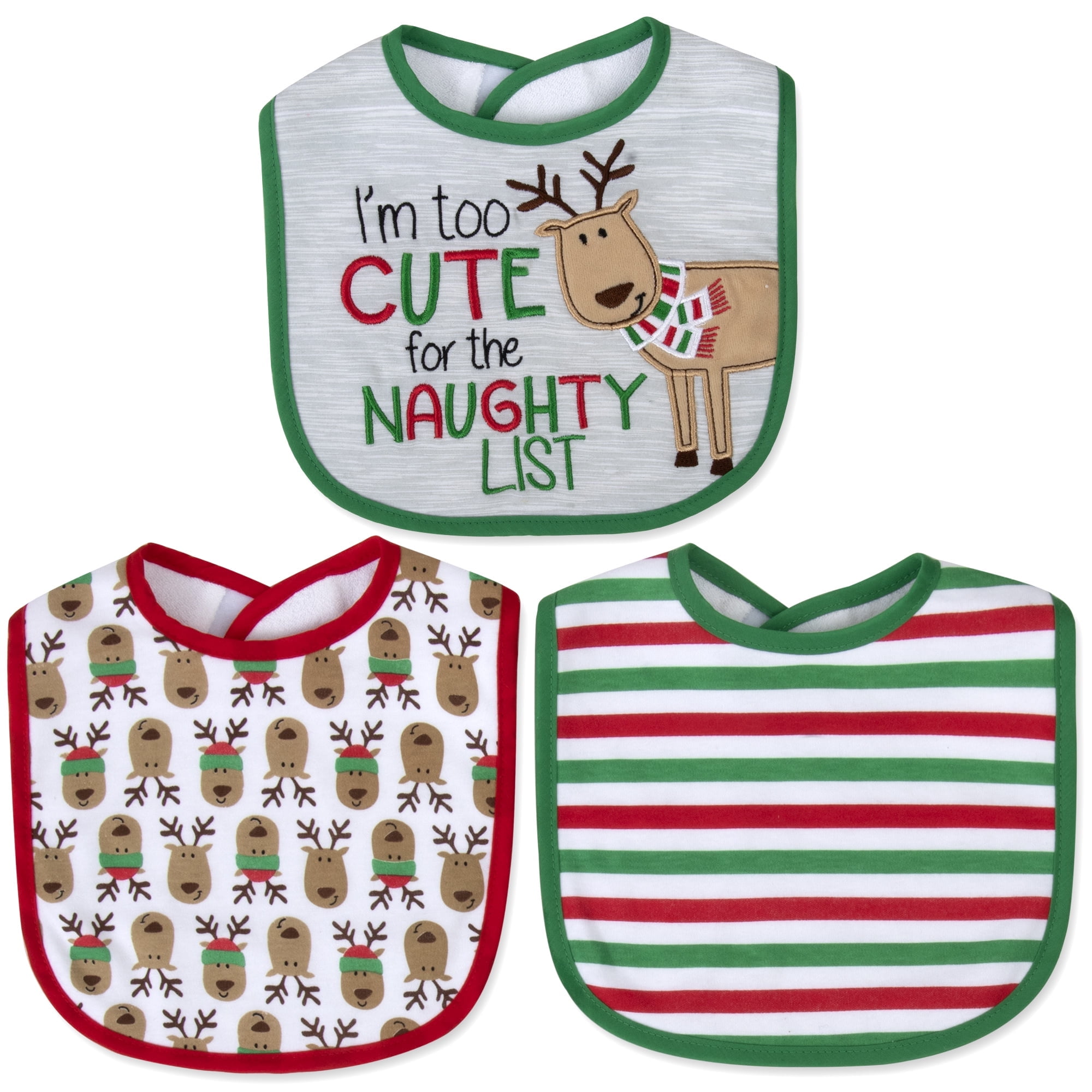 名作 Christmas Bibs スタイ・よだれかけ