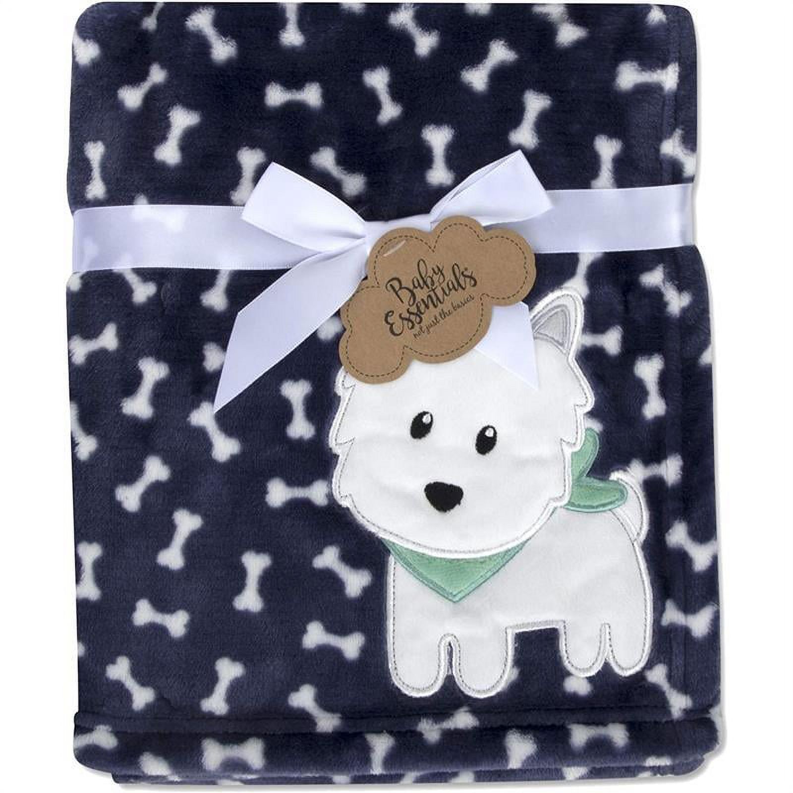 Garanimals Play Ball Embroidered Puppy Fluffy Fleece Blanket