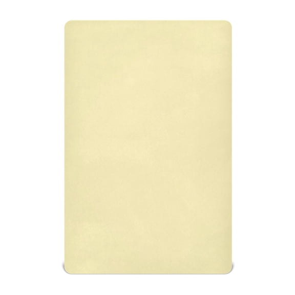 Baby Essentials 39”x 27”- Standard Cotton-like Modal Elastic- Broad Pale Yellow Design Crib Sheets for Newborns and Toddlers