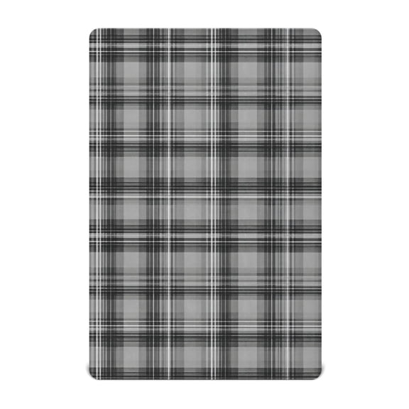 Baby Essentials 39”x 27”- Standard Cotton-like Modal Elastic- Gray-black Pattern Design Crib Sheets for Newborns and Toddlers