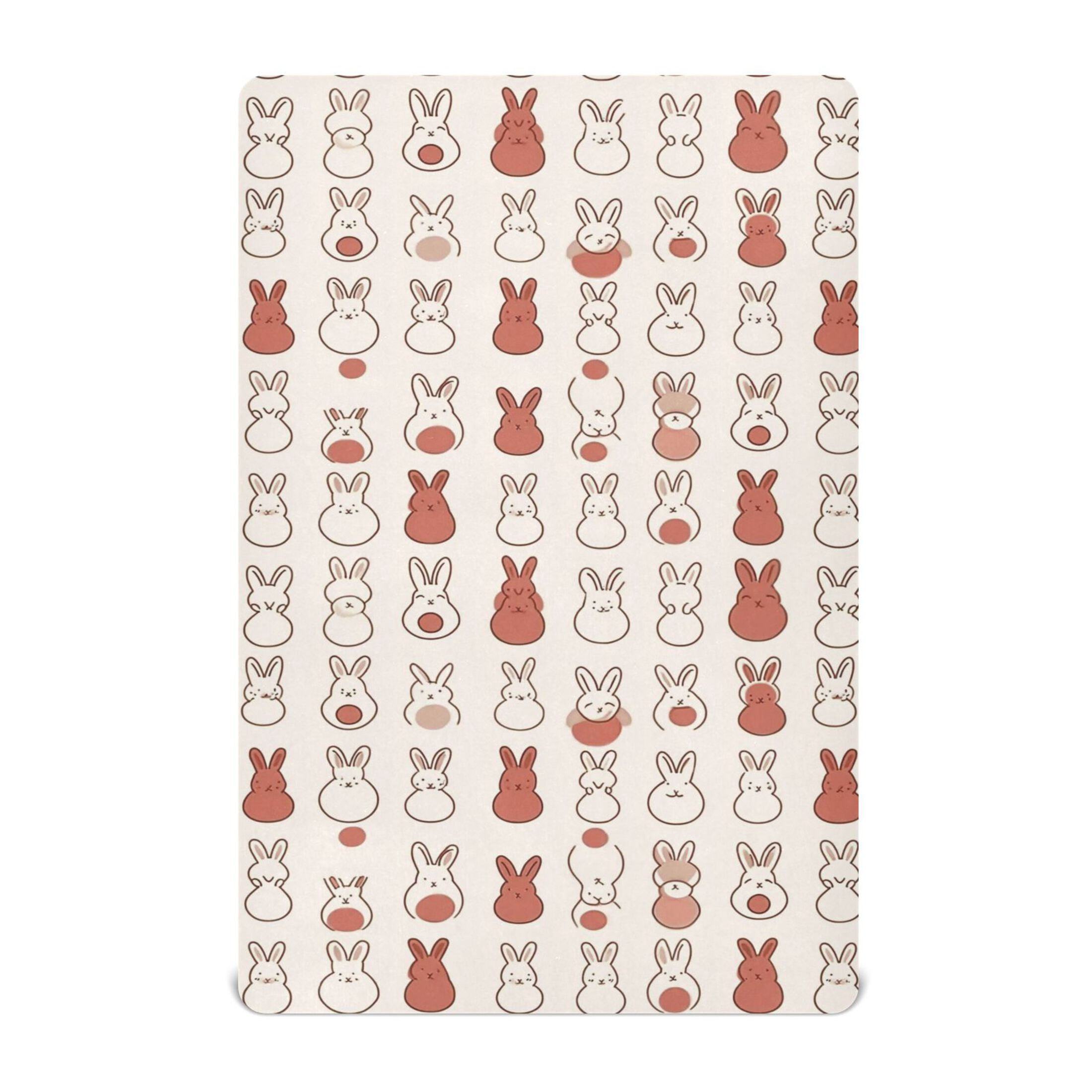 Baby Essentials 52”x 28”- Standard Cotton-like Modal Elastic- Cute Design Crib Sheets for Newborns and Toddlers