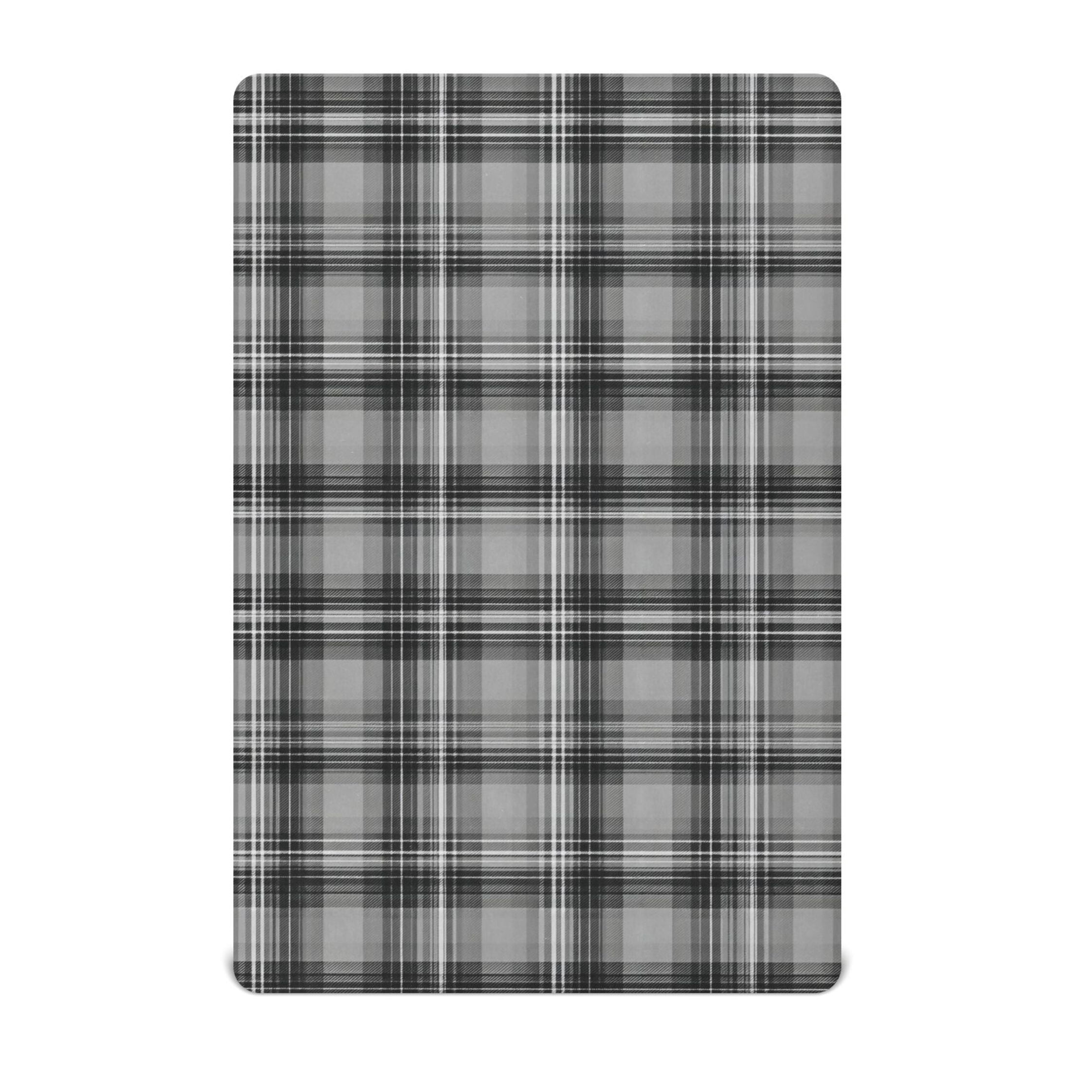 Baby Essentials 52”x 28”- Standard Cotton-like Modal Elastic- Gray-black Pattern Design Crib Sheets for Newborns and Toddlers