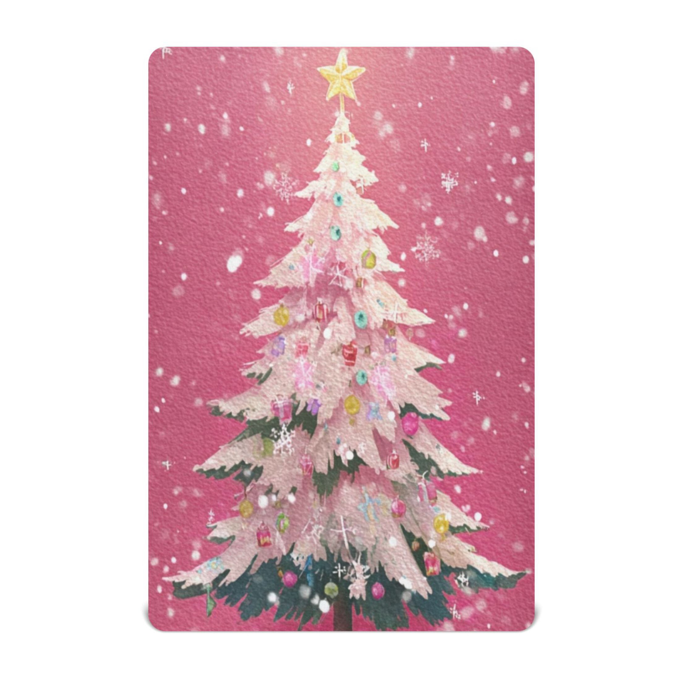 Baby Essentials 52”x 28”- Standard Cotton-like Modal Elastic- Twinkling Falling Snowflakes Design Crib Sheets for Newborns and Toddlers