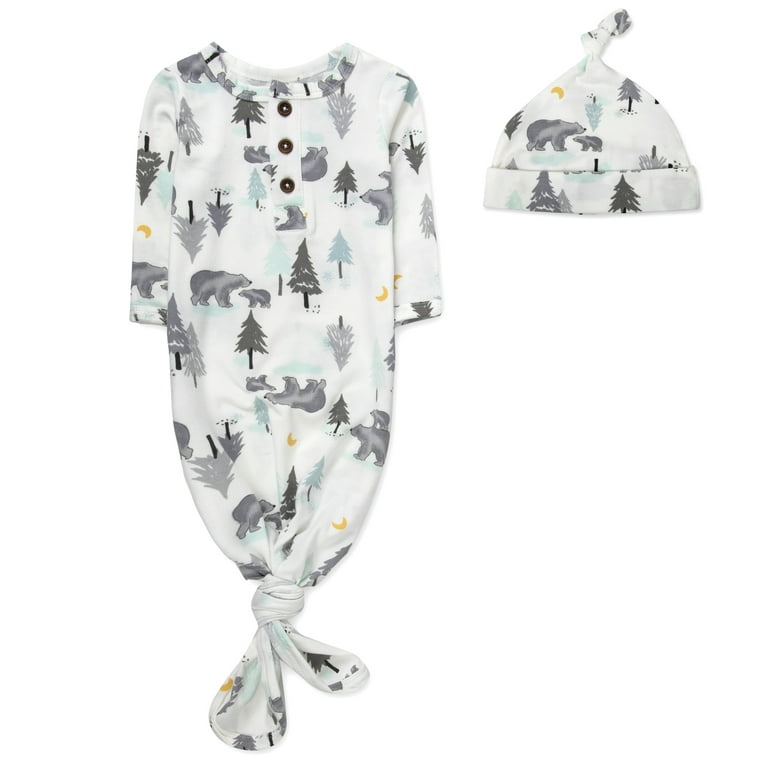 https://i5.walmartimages.com/seo/Baby-Essentials-Long-Sleeve-Knotted-Patterned-Sleeping-Gown-Matching-Night-Cap-Newborn-Infants-0-6-Months-Sleep-Cuddling-Swaddling-Lounge-Woodland-Be_c5bbc0be-3be5-47f0-b43f-e12b6c7190cd.6edbd520e8d1e40d566a0a662d2ea85a.jpeg?odnHeight=768&odnWidth=768&odnBg=FFFFFF