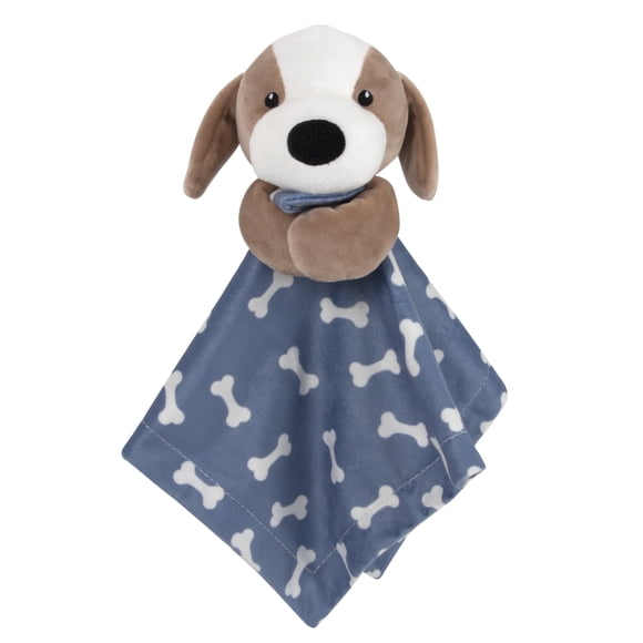 Baby Essentials Minky Doll Animal Snuggler Blanket for Newborns, Infants, Toddlers, Cuddling, Naptime and Bedtime in Puppy Dog Bone