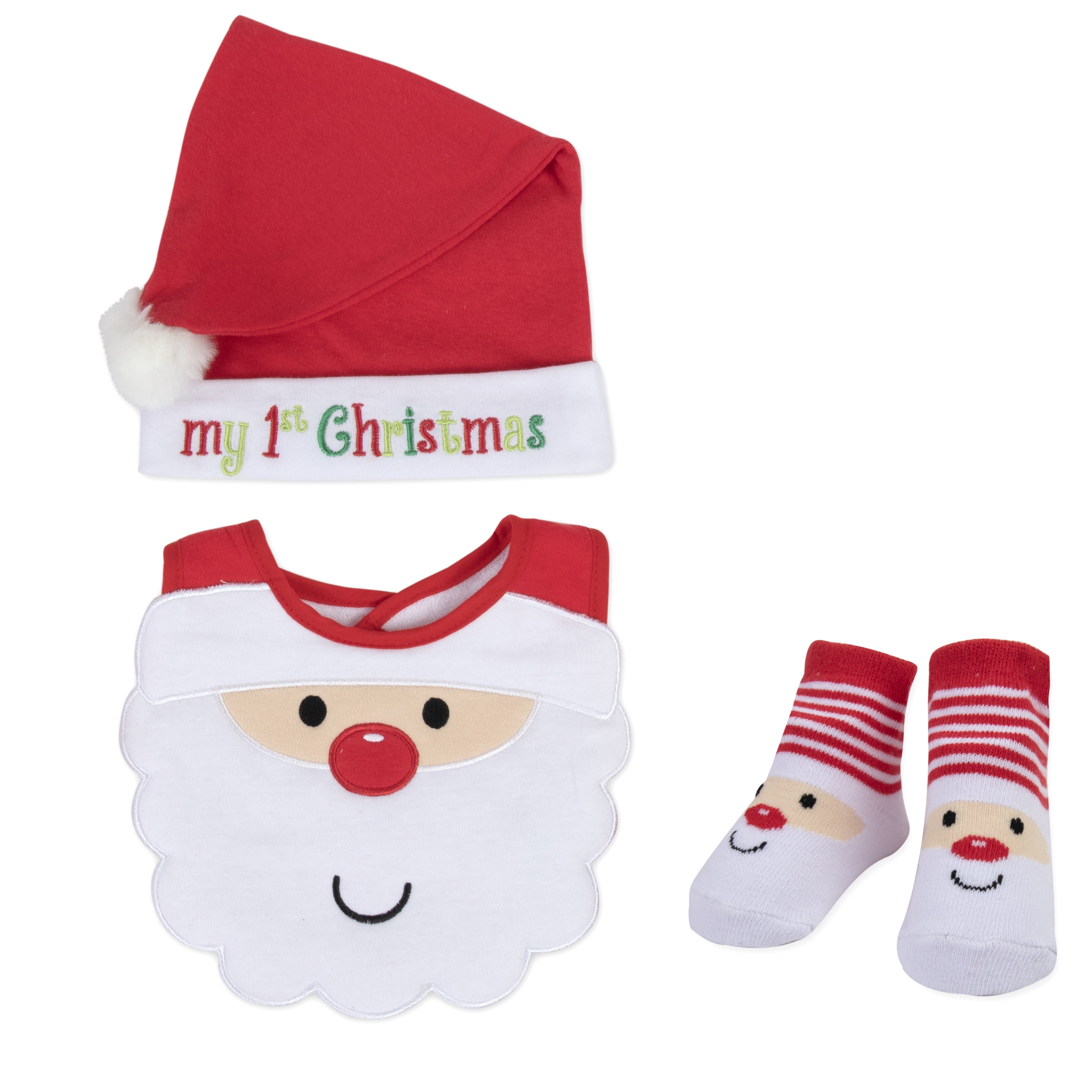 Baby First Christmas Santa Hat 