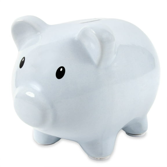 Baby Essentials My First Piggy Bank for Newborns, Infants and Toddlers in Blue