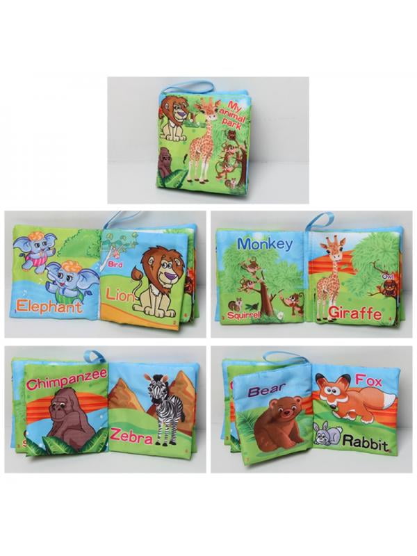 Baby Fabric Activity Crinkle Soft Books for Infants Baby Early
