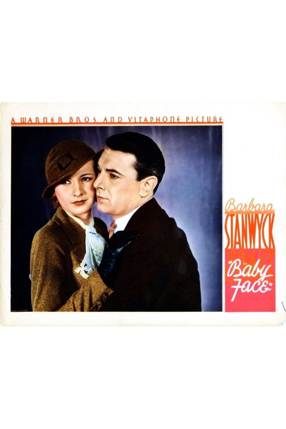 Baby Face Barbara Stanwyck George Brent 1933 Movie Poster Masterprint (28 x 22)