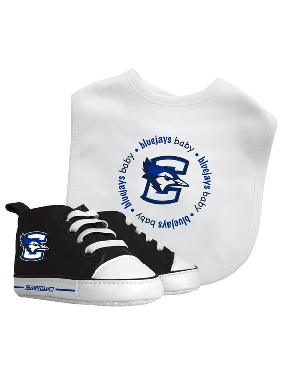 Baby Fanatic 2 Piece Bid and Shoes - NCAA Creighton - White Unisex Infant Apparel