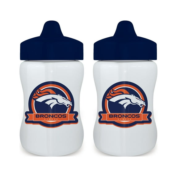Baby Fanatic - NFL 2-Pack Sippy Cup Set, Denver Broncos