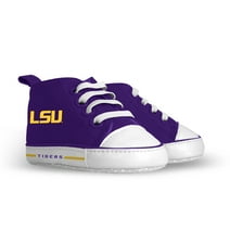 Baby Fanatic Pre-Walkers High-Top Unisex Baby Shoes -  NCAA LSU Tigers