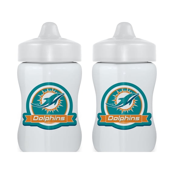 Baby Fanatics NFL Miami Dolphins 2-Pack Sippy Cups