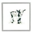 thumbnail image 1 of Baby Farm Lamb Minimal Country Animal over White Animals & Insects Framed Art Print Wall Art, 17x17, 1 of 7