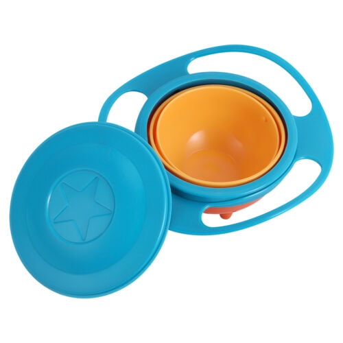 Baby Feeding Baby Gyro Bowl Universal 360 Rotate Spill-Proof Bowl+Spoon