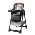 thumbnail image 1 of Baby Feeding Chairs,4 Wheels Baby Portable Folding Dining Chairs with Adjustable Height for Suitable for Kids and Toddlers,Unisex,Black, 1 of 13