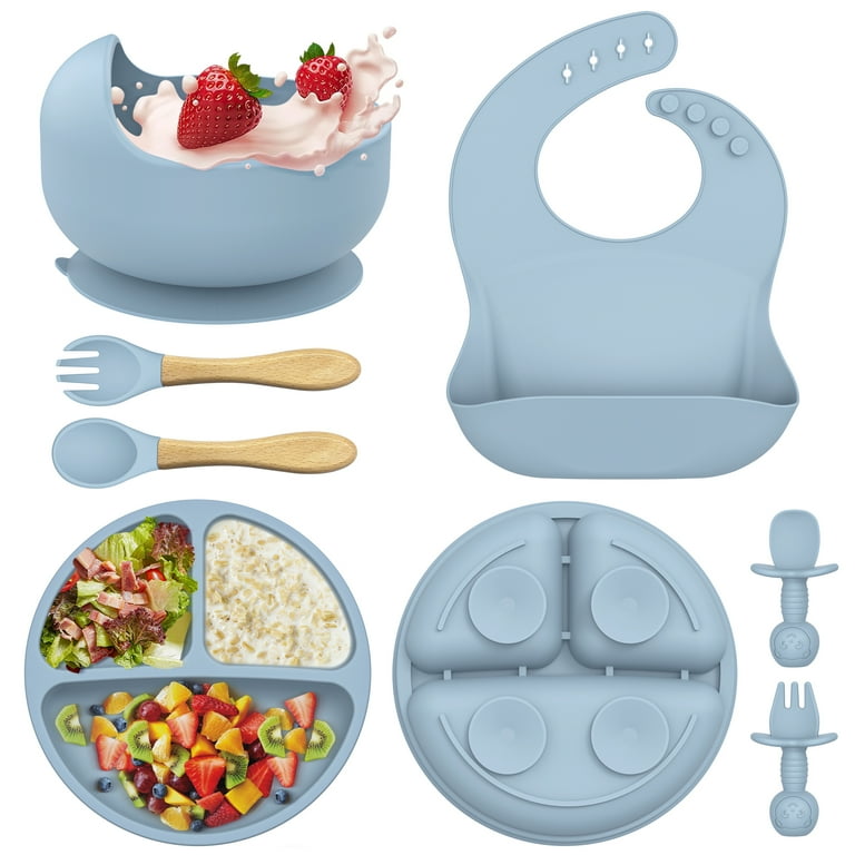 Baby Feeding Set, 8Pcs Baby Led Weaning Supplies, Toddler Self