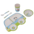 Baby Feeding Set Eating Flatware Utensil Tableware Bowl Plate Cup Fork Kit for Infant
