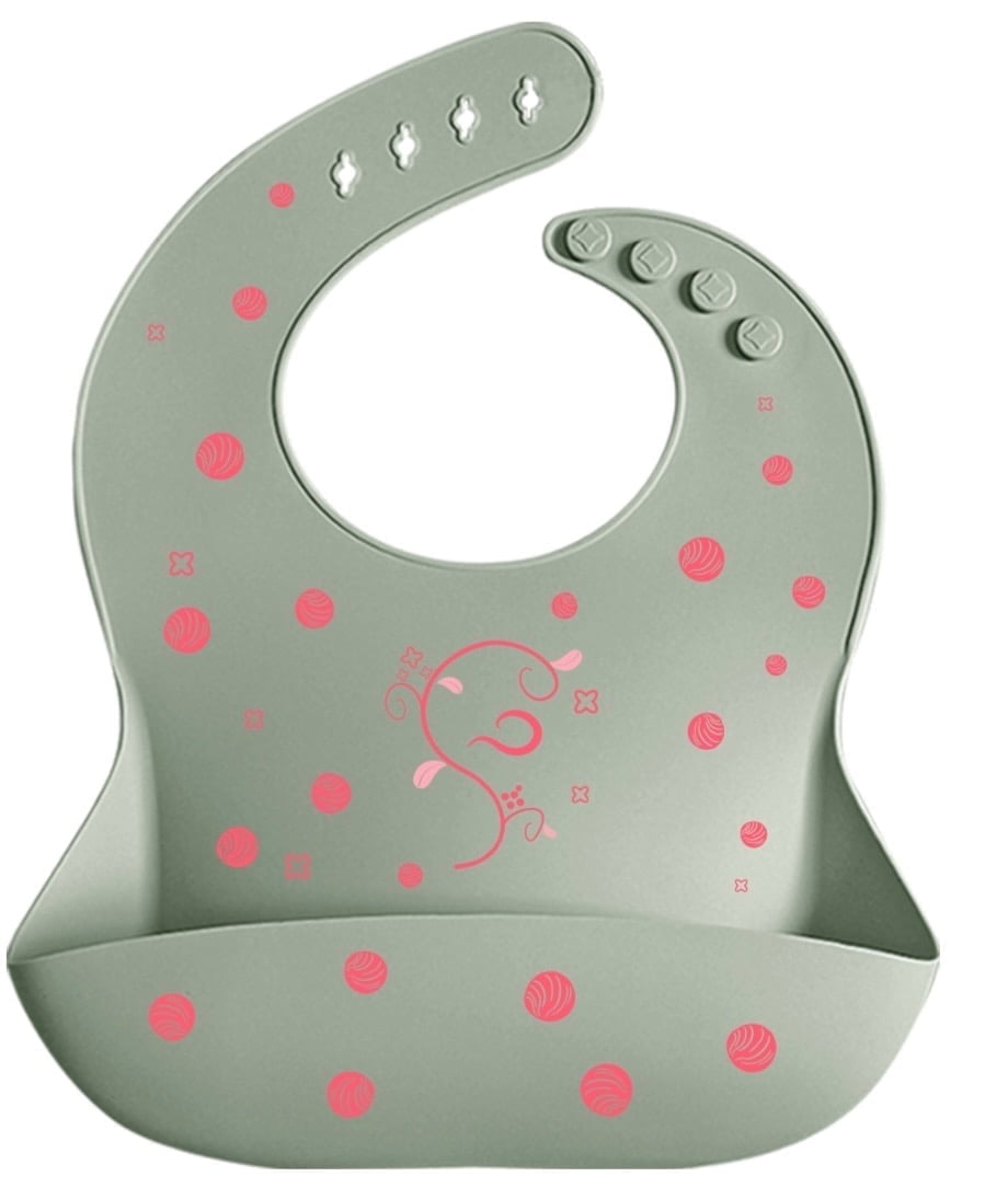 Baby Fiesta Silicone Sage with Concha Design Bib