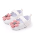 thumbnail image 1 of Baby First Shoes Summer New Baby Cute Knitted Flower Wool Shoes Non-Slip Baby Walking Shoes Newborn Baby Girl Shoes, 1 of 7