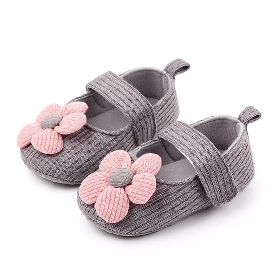 Baby First Shoes Summer New Baby Cute Knitted Flower Wool Shoes Non-Slip Baby Walking Shoes Newborn Baby Girl Shoes