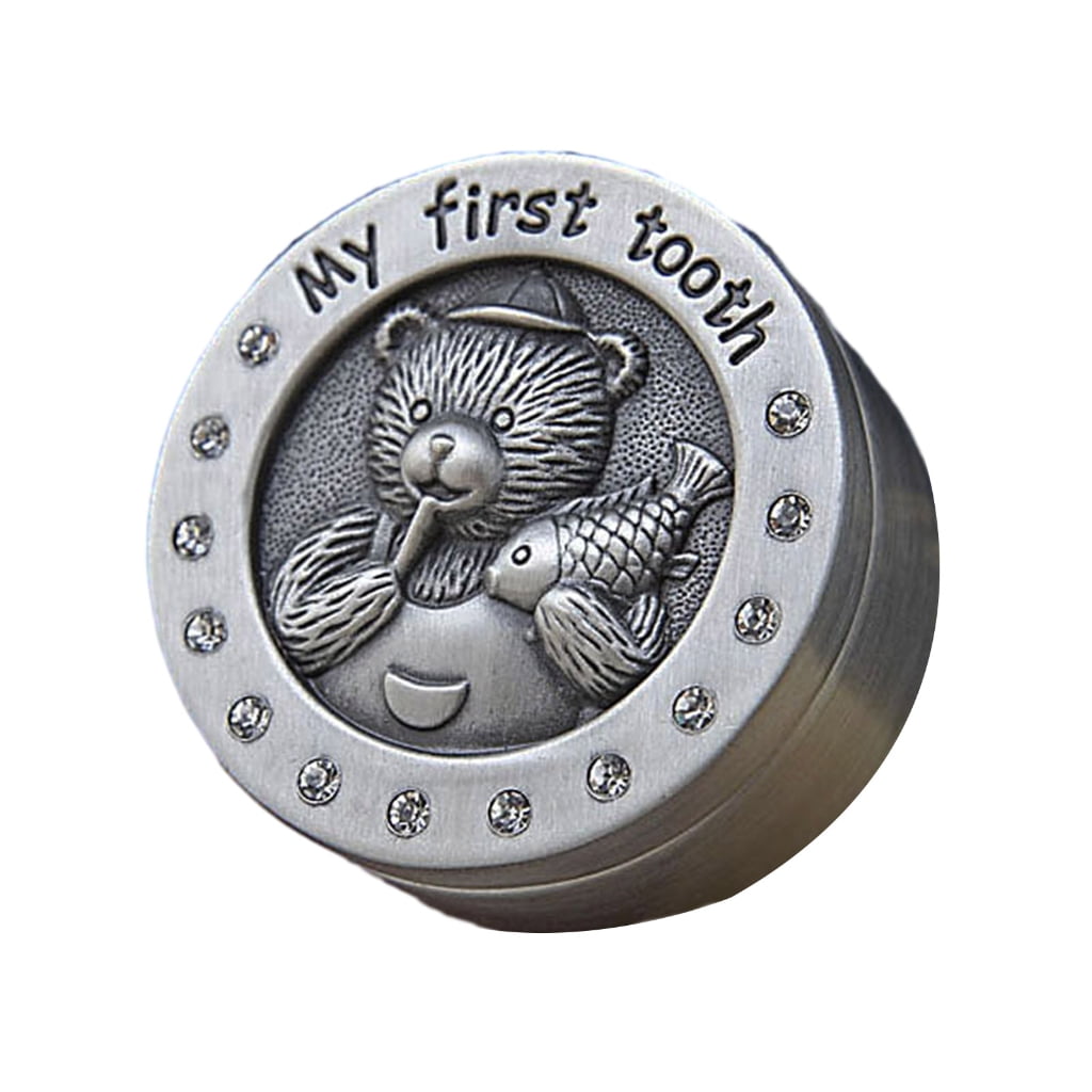 Baby First Tooth/First Curl Keepsakes Box Tooth Curl Box Tooth Fairy