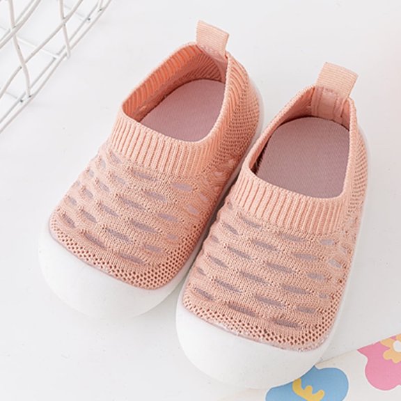 Baby First Walking Non-Skid Shoes Toddler Unisex Soft Sole Breathable Sock Shoes