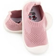 thumbnail image 1 of Baby First-Walking Shoes 1-4 Years Kid Shoes Trainers Toddler Infant Boys Girls Soft Sole Non Slip Cotton Canvas Mesh Breathable Lightweight TPR Material Slip-on Sneakers Outdoor, 1 of 6