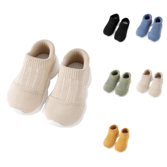 Baby First Walking Shoes, Soft Sole Sneakers for Toddlers, Breathable Comfortable Unisex Casual Footwear, Non-Slip Slippers for Daily Wear